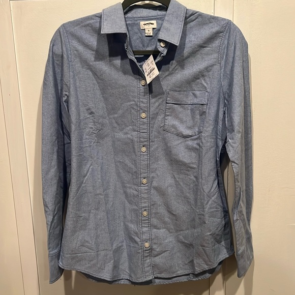 NWT J Crew Factory Button-up oxford shirt in signature fit - Picture 2 of 5